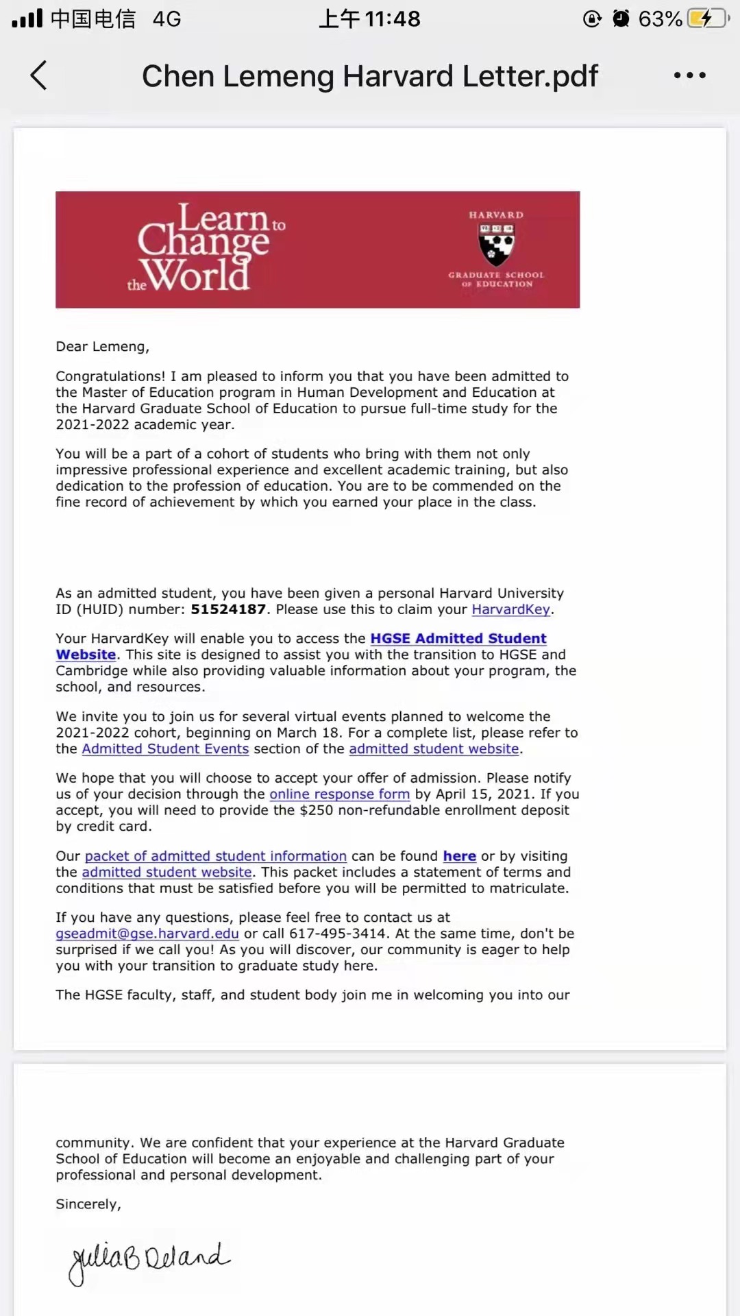 哈佛大學(xué)研究生錄取通知.jpg 哈佛大學(xué)研究生錄取通知.jpg